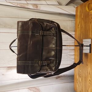 Kenneth Cole Leather Laptop Bag